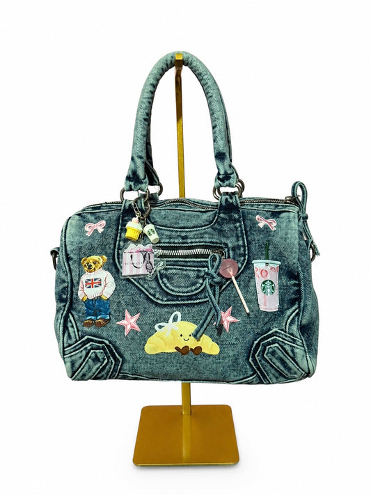 Borsa Denim - Croissant Dream