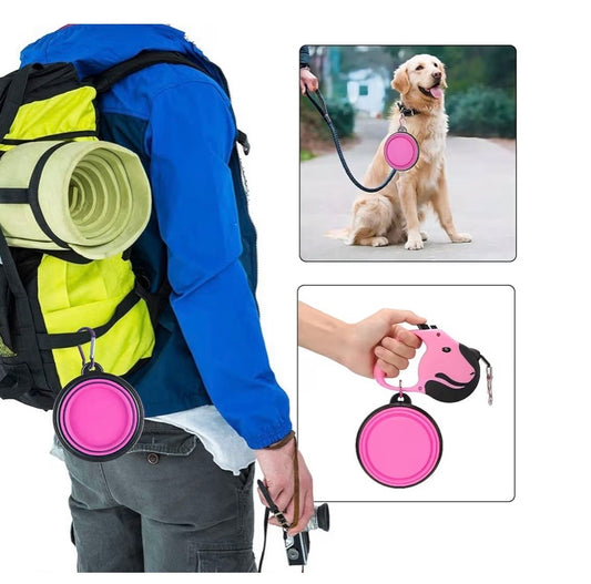 Ciotola per cani pieghevole