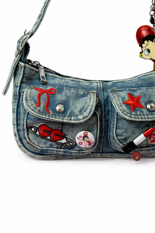 Borsa Baby Denim - Betty Boop