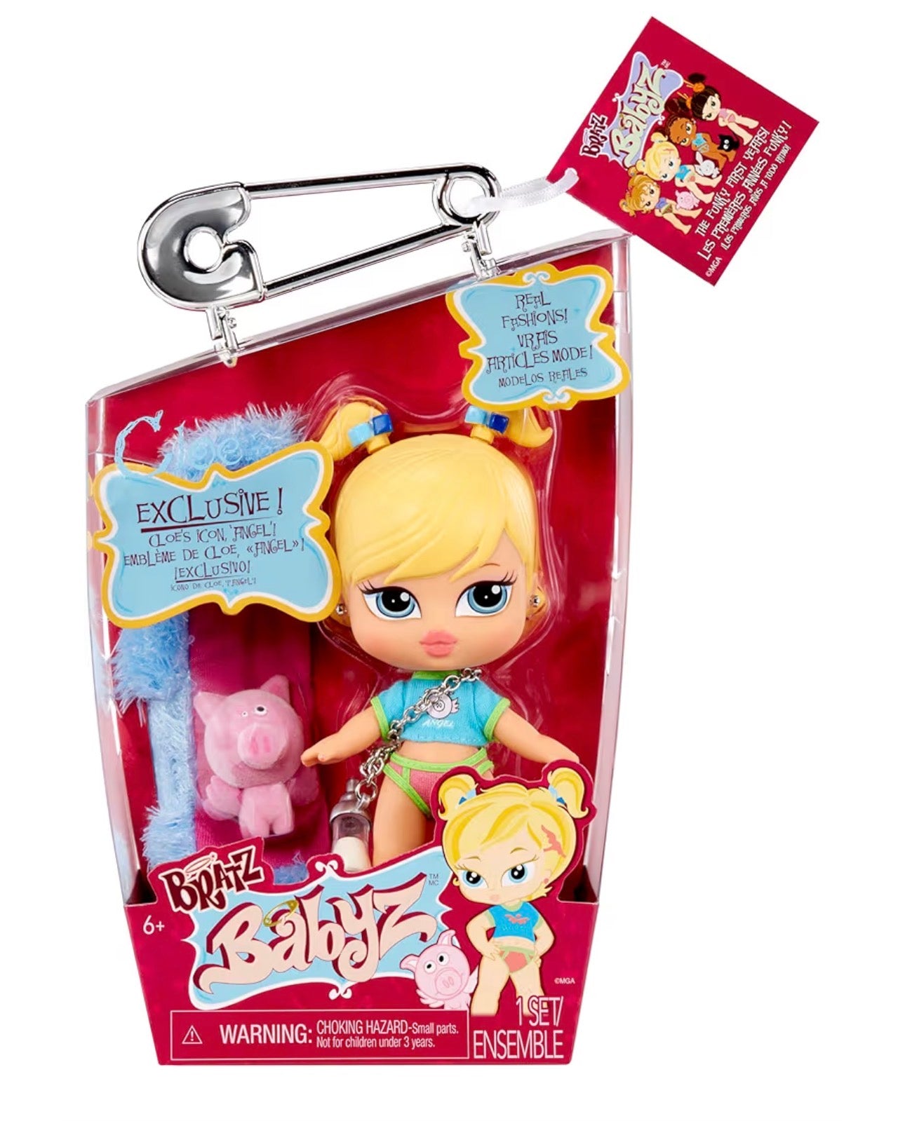Bratz Babyz Bambola Fashion da Collezione - con Abiti Veri e Animale Domestico - Età 6+