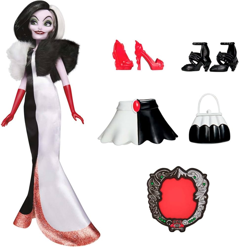 Bambola Hasbro Disney Princess Villains, Crudelia De Mon