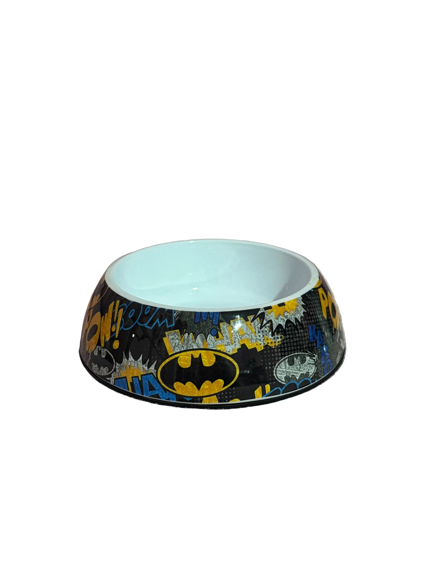 Ciotola Batman in acciaio inox, ciotola singola per l’alimentazione degli animali domestici, supporto per ciotole di cibo e acqua per cani