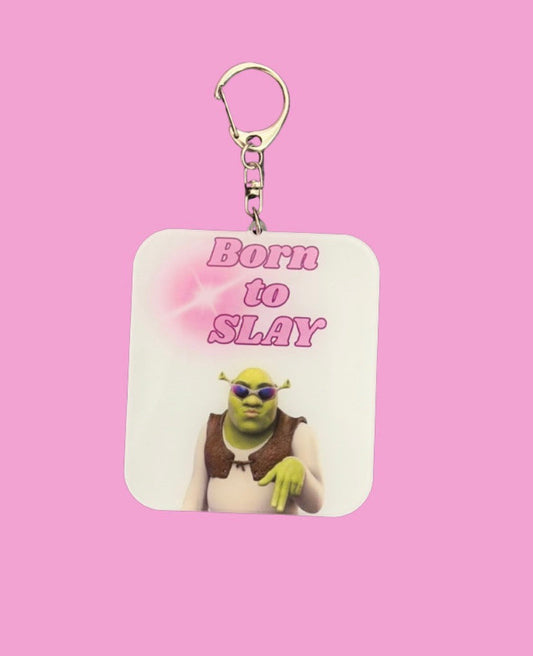 Portachiavi Shrek - Accessori alla moda per decorazione di borse e chiavi di auto