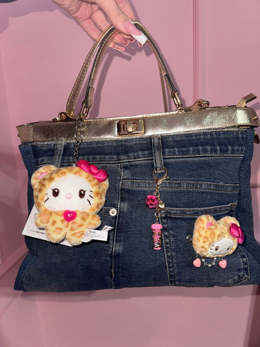 Maxi Borsa Kitty Denim