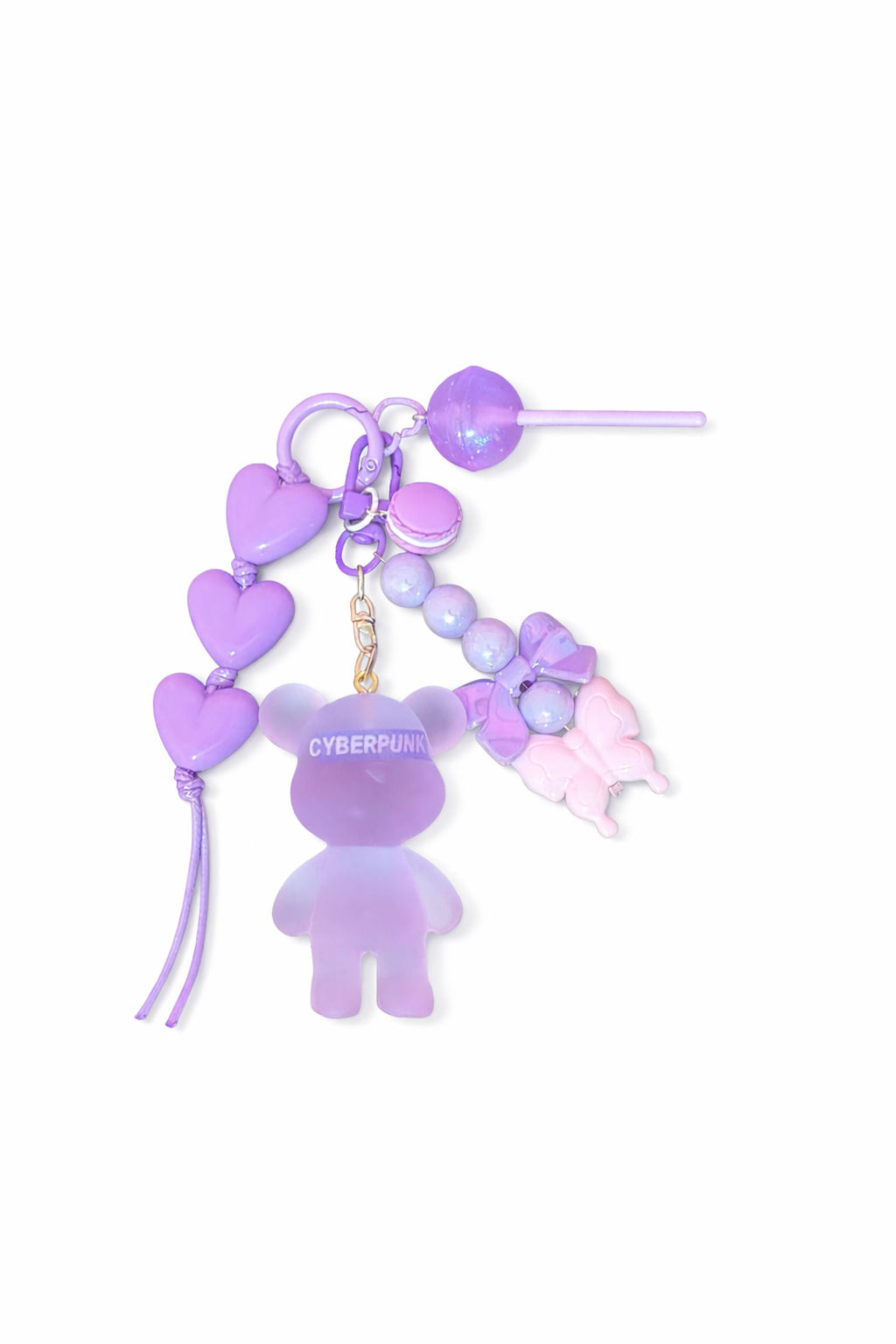 Rainbow Teddy Charm