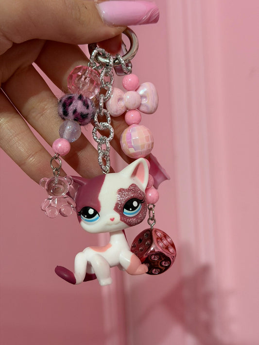 Portachiavi Littlest Pet Shop / Ciondolo a forma di animale LPS