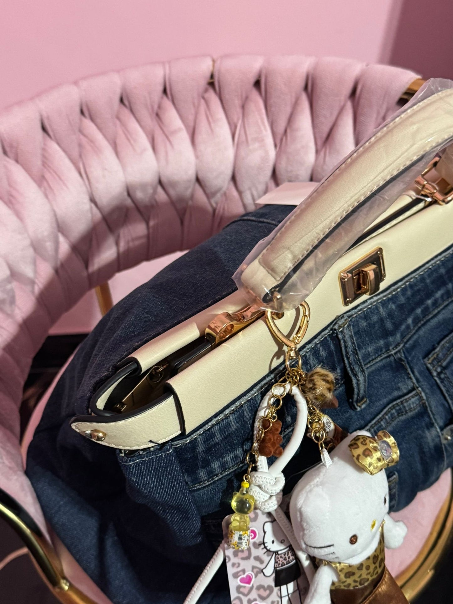 Maxi Borsa Kitty Denim