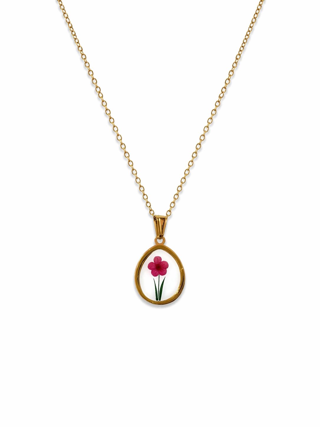 Collana Charm Romantica, in acciaio inossidabile