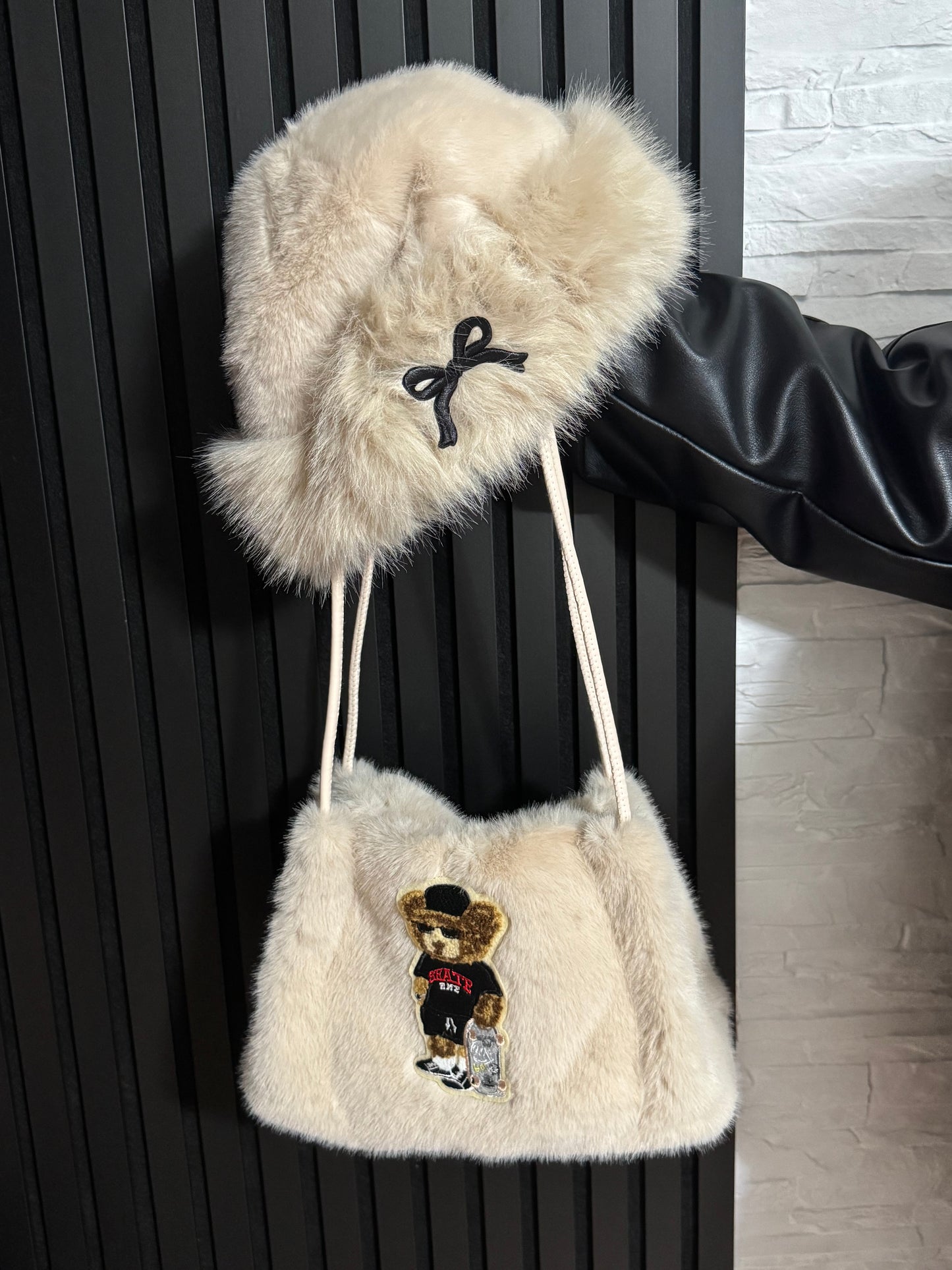 Borsa & Cappello Pelliccia Teddy