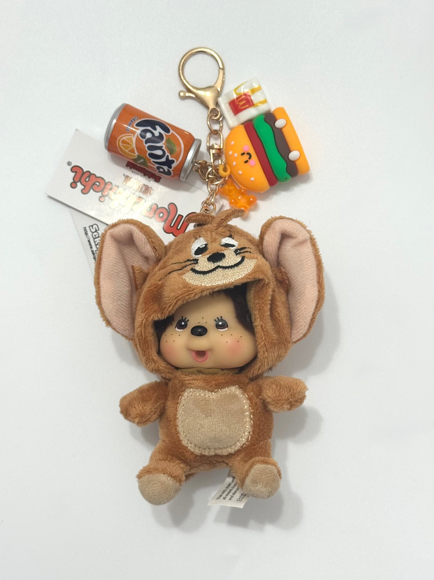 Monchhichi Tom & Jerry Keychain