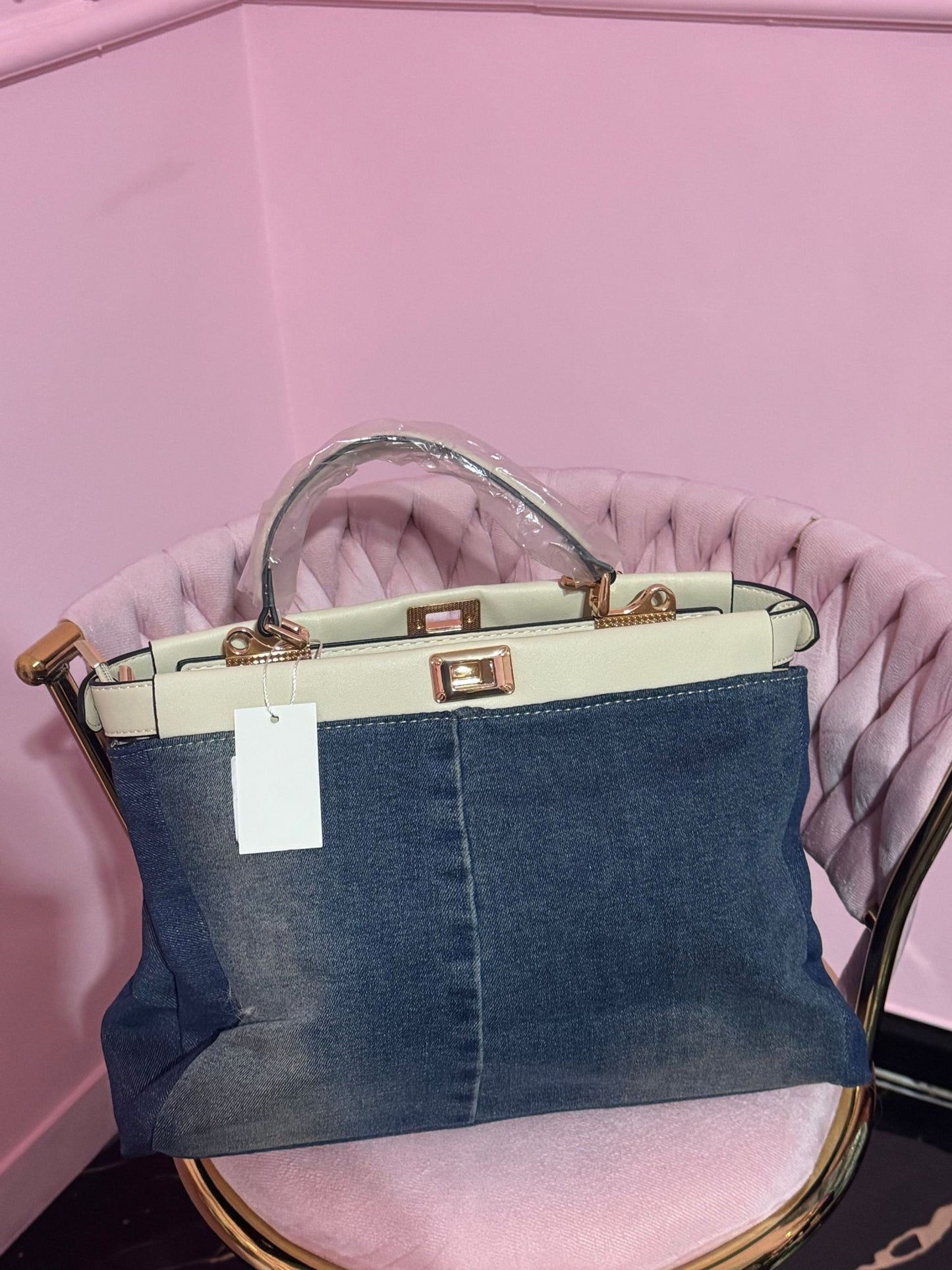 Maxi Borsa Kitty Denim