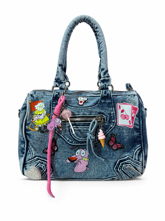 Borsa Denim - Courage Mood 28x20x14 cm