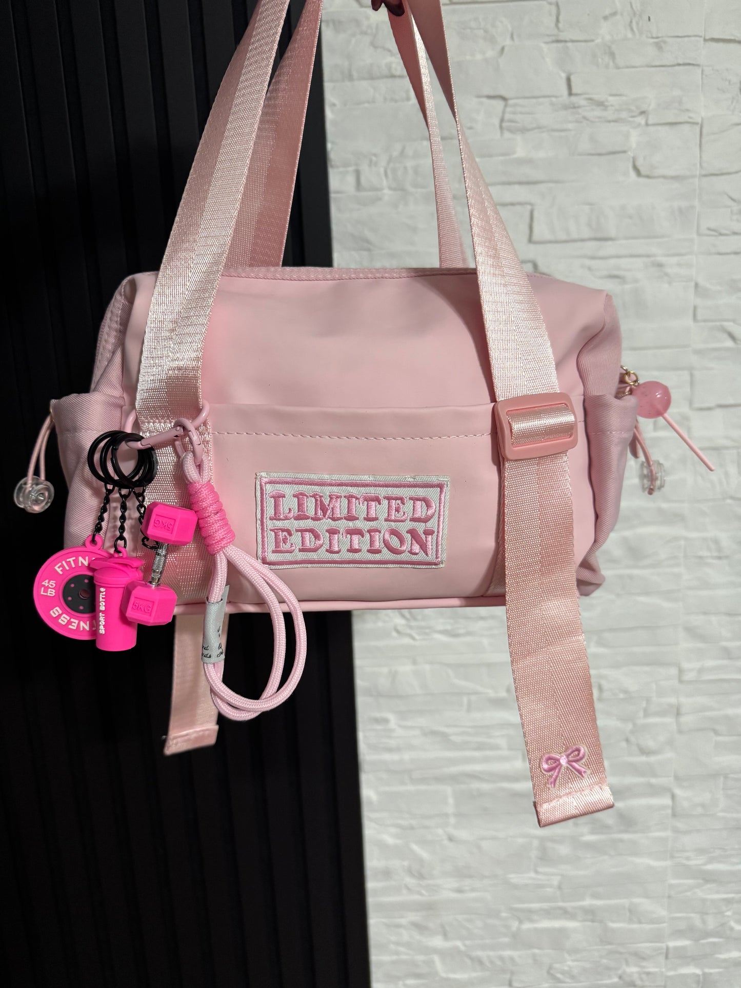 Baby Pink Mini Gym Bag