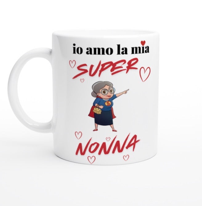 Mug cadeau pour super grands-parents - 330 ml, en céramique, pour thé, café, lait