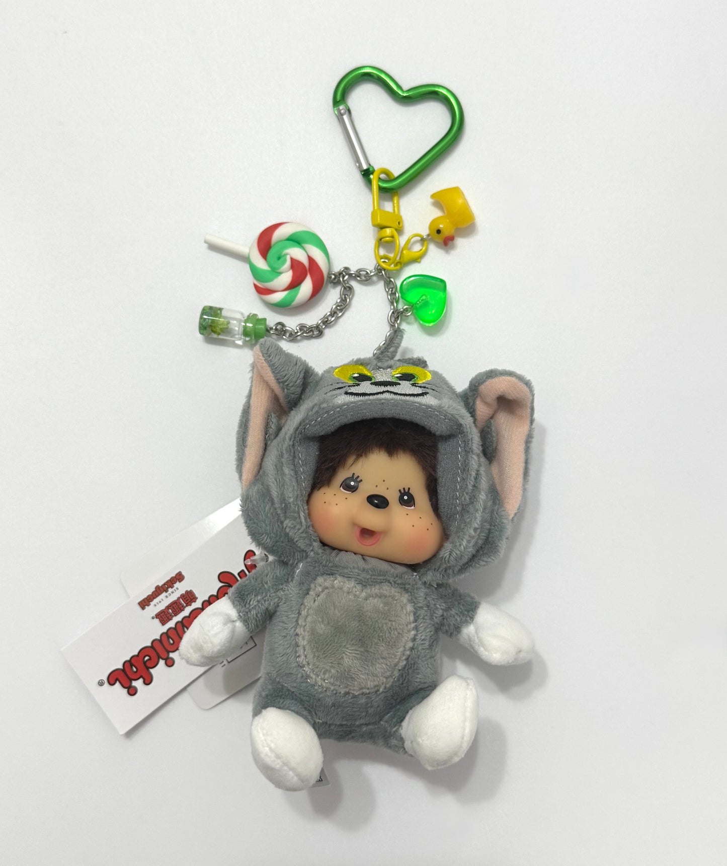 Monchhichi Tom & Jerry Keychain