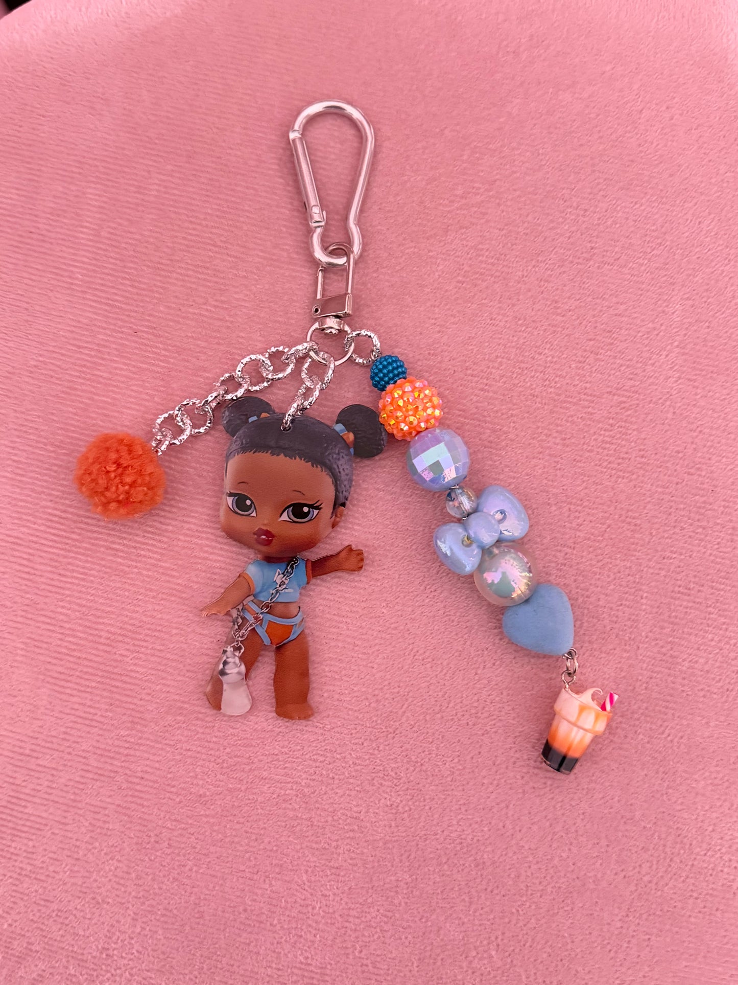 Charm Portachiavi Baby Doll - Accessori alla moda per decorazione di borse e chiavi di auto