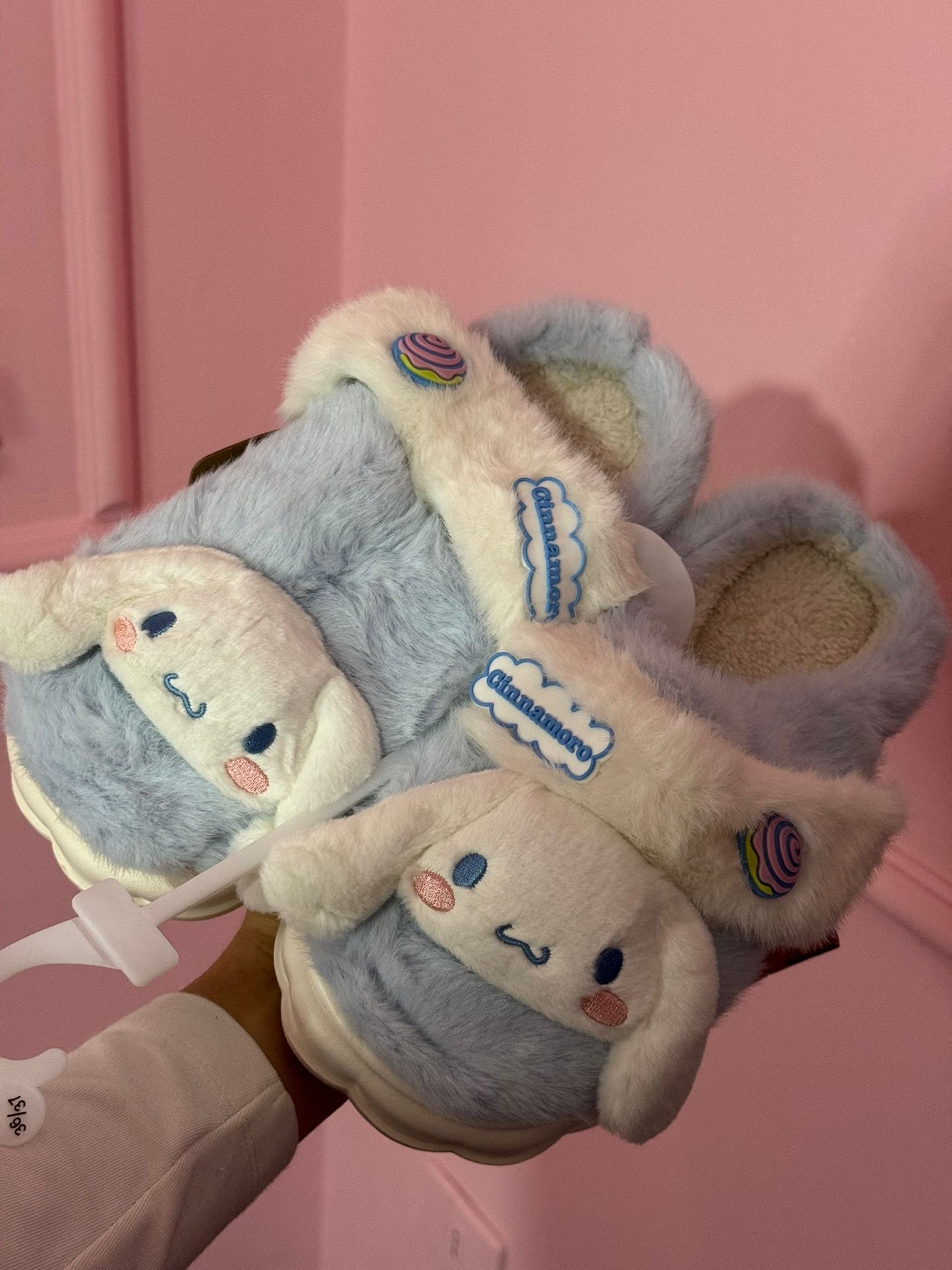 Pantofole in cotone peluche Hello Kitty