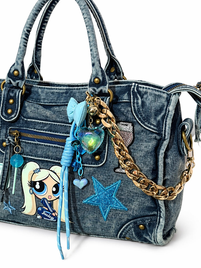 Borsa City Denim - Sky Girl Icon 37x26x15 cm