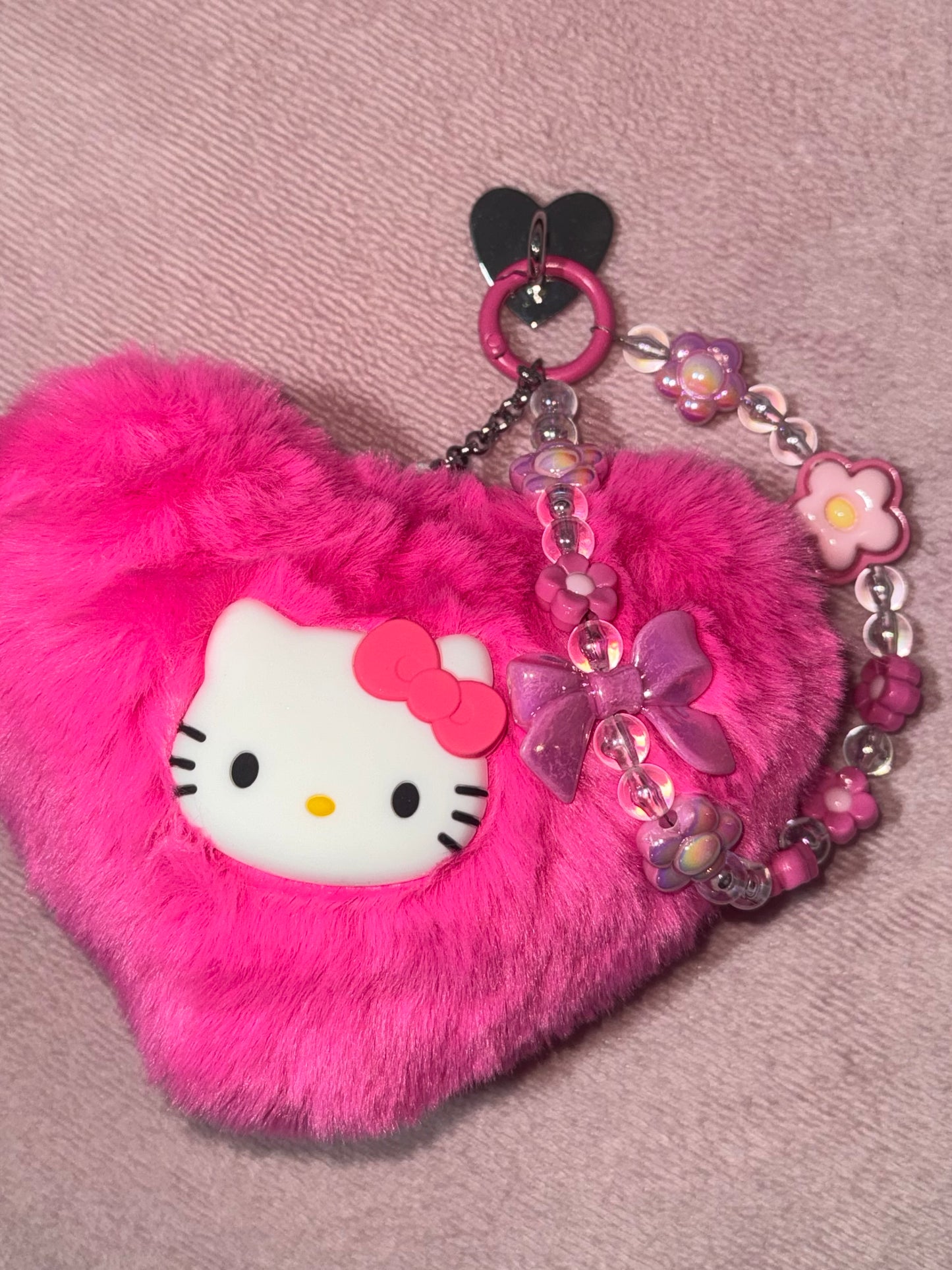 Breloques Chat Rose