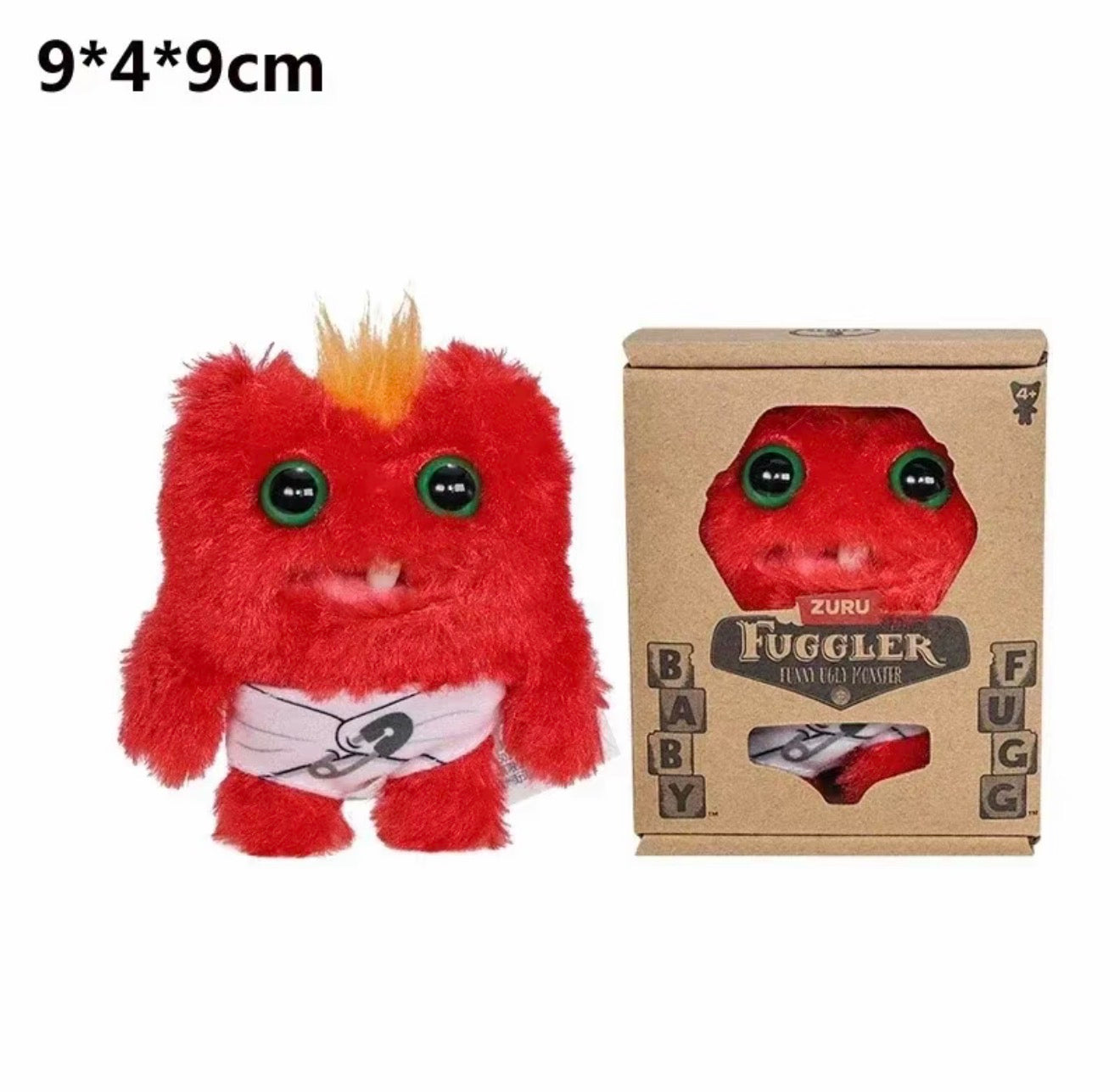 Fuggler serie Baby Peluche Mr Needles divertente mostro brutto Fuggs Munch Rabbids peluche regalo giocattolo morbido 9CM
