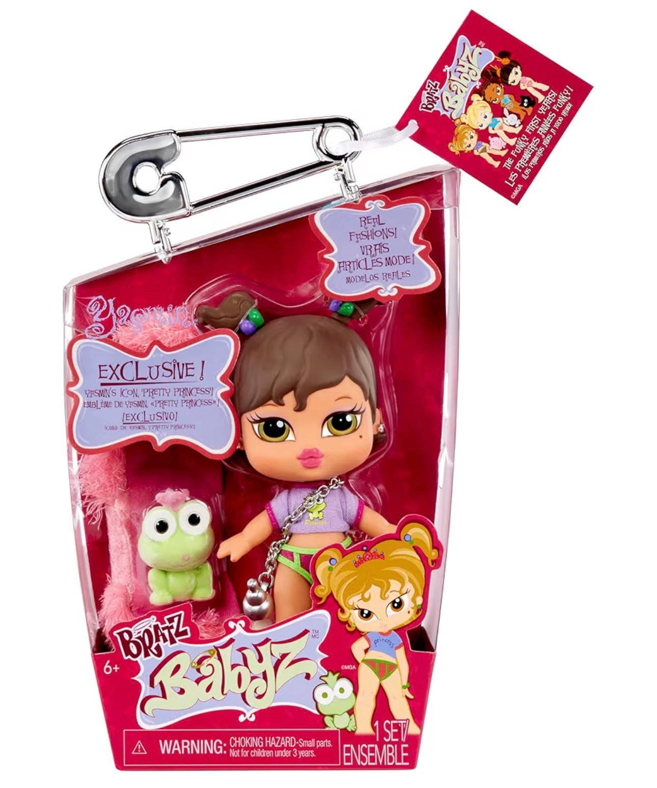 Bratz Babyz Bambola Fashion da Collezione - con Abiti Veri e Animale Domestico - Età 6+