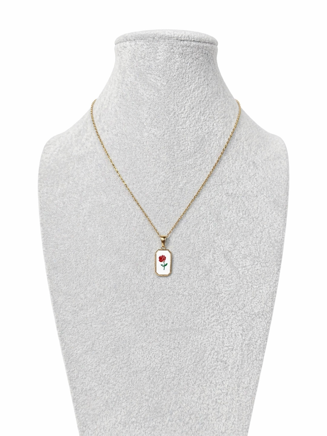 Collana Charm Romantica, in acciaio inossidabile