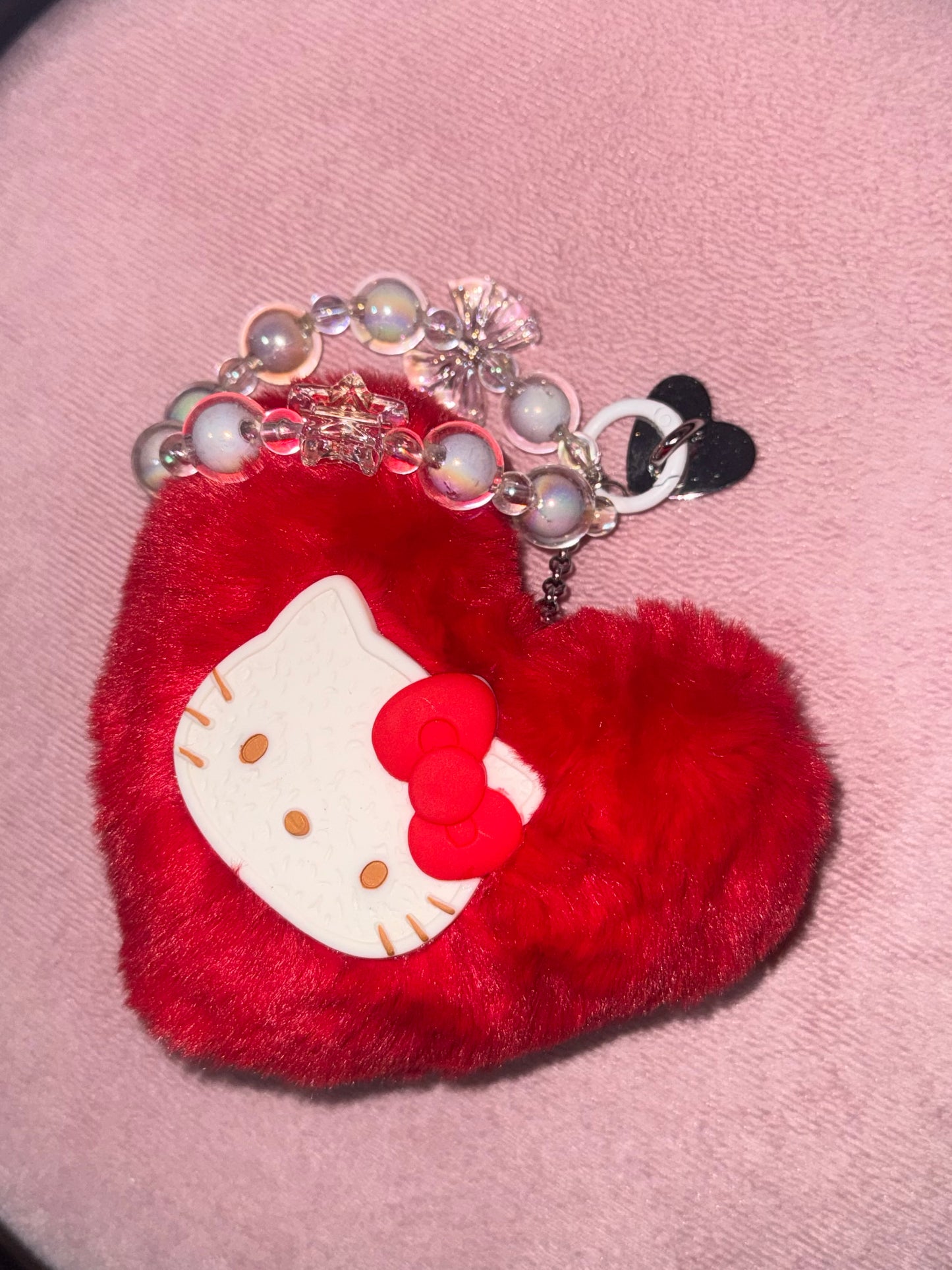 Breloques Chat Rose