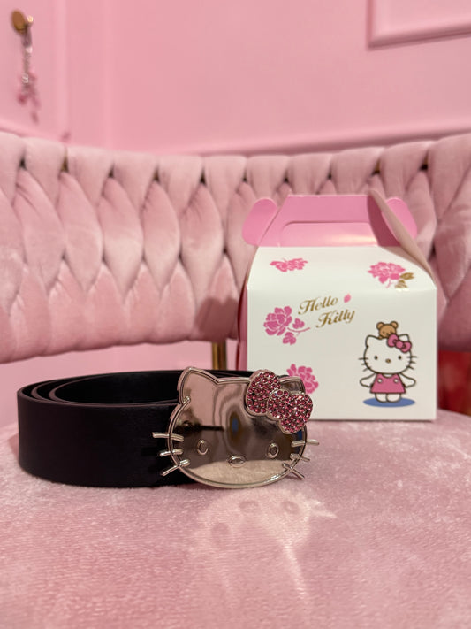 Cintura Hello kitty nera