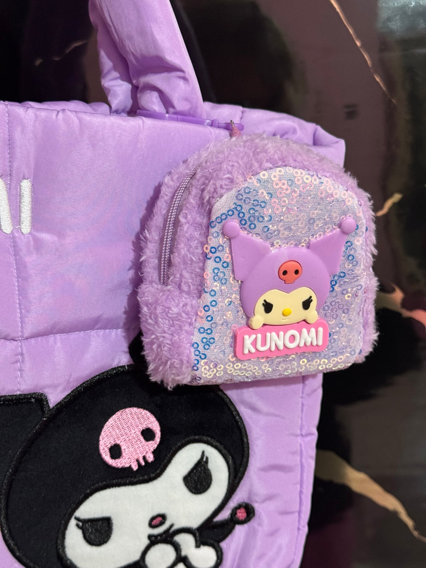 Borsa Kuromi con charm zainetto