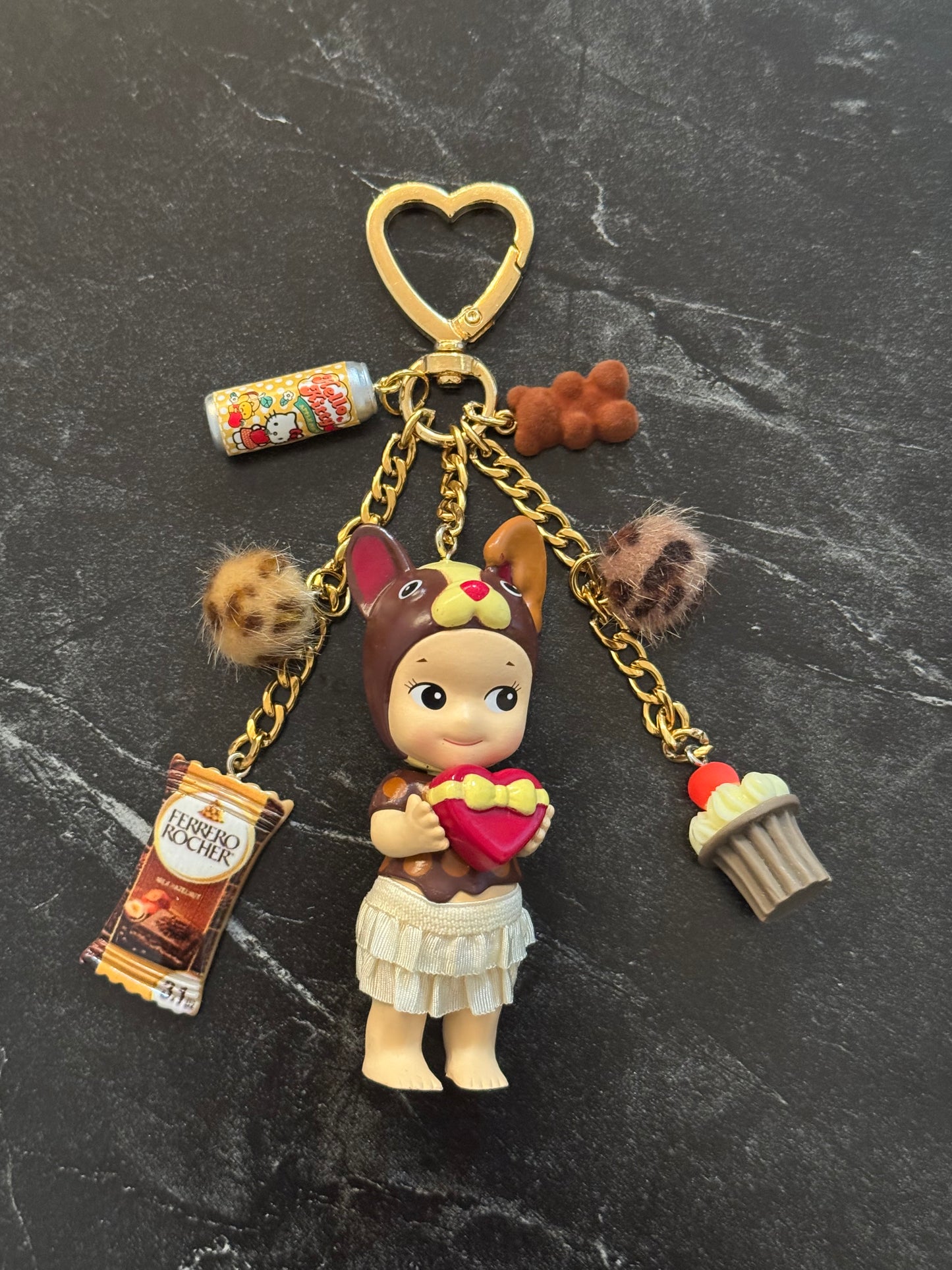 Sonny Angel San Valentino - Chocolate French Bulldog