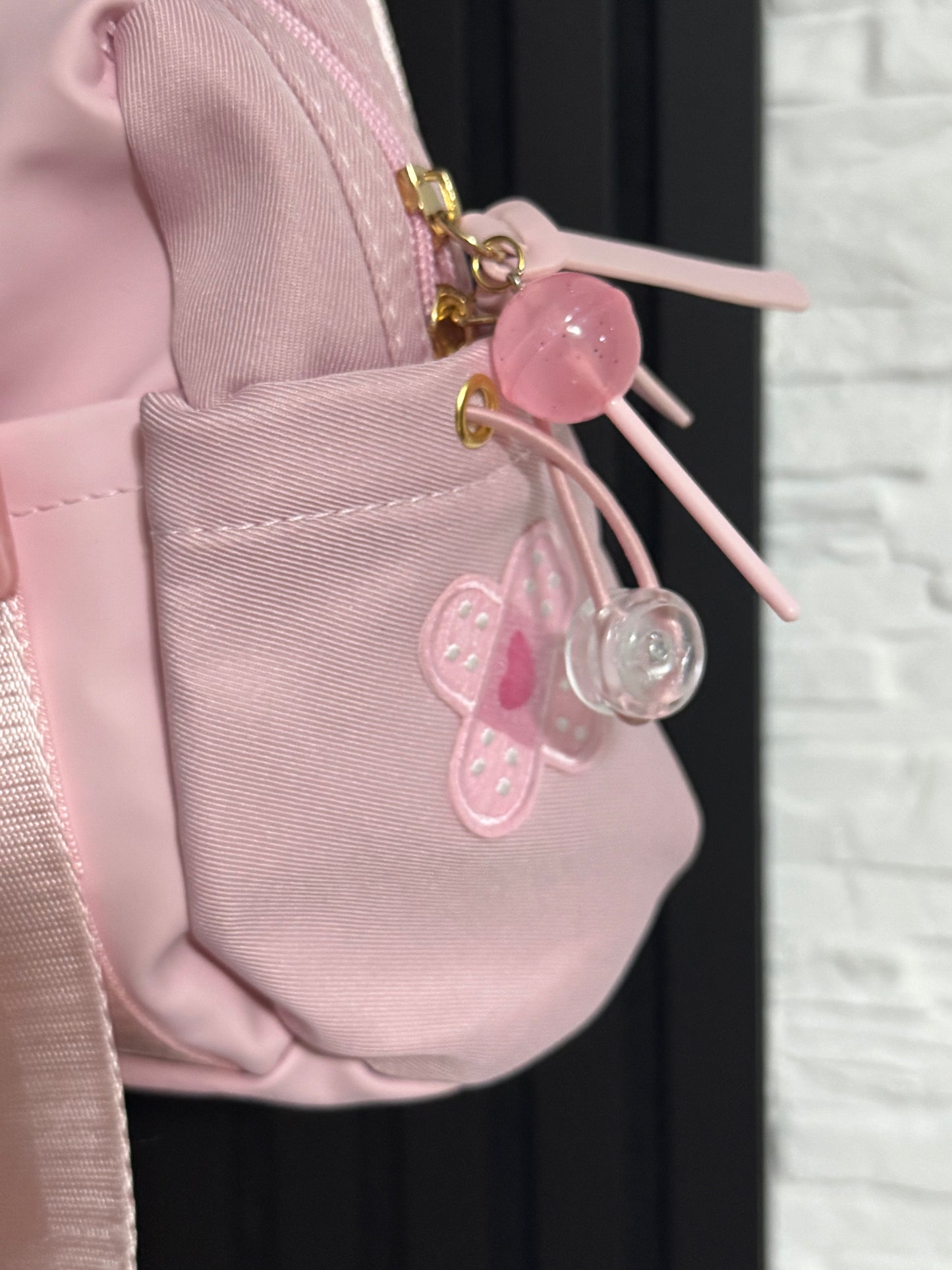 Baby Pink Mini Gym Bag