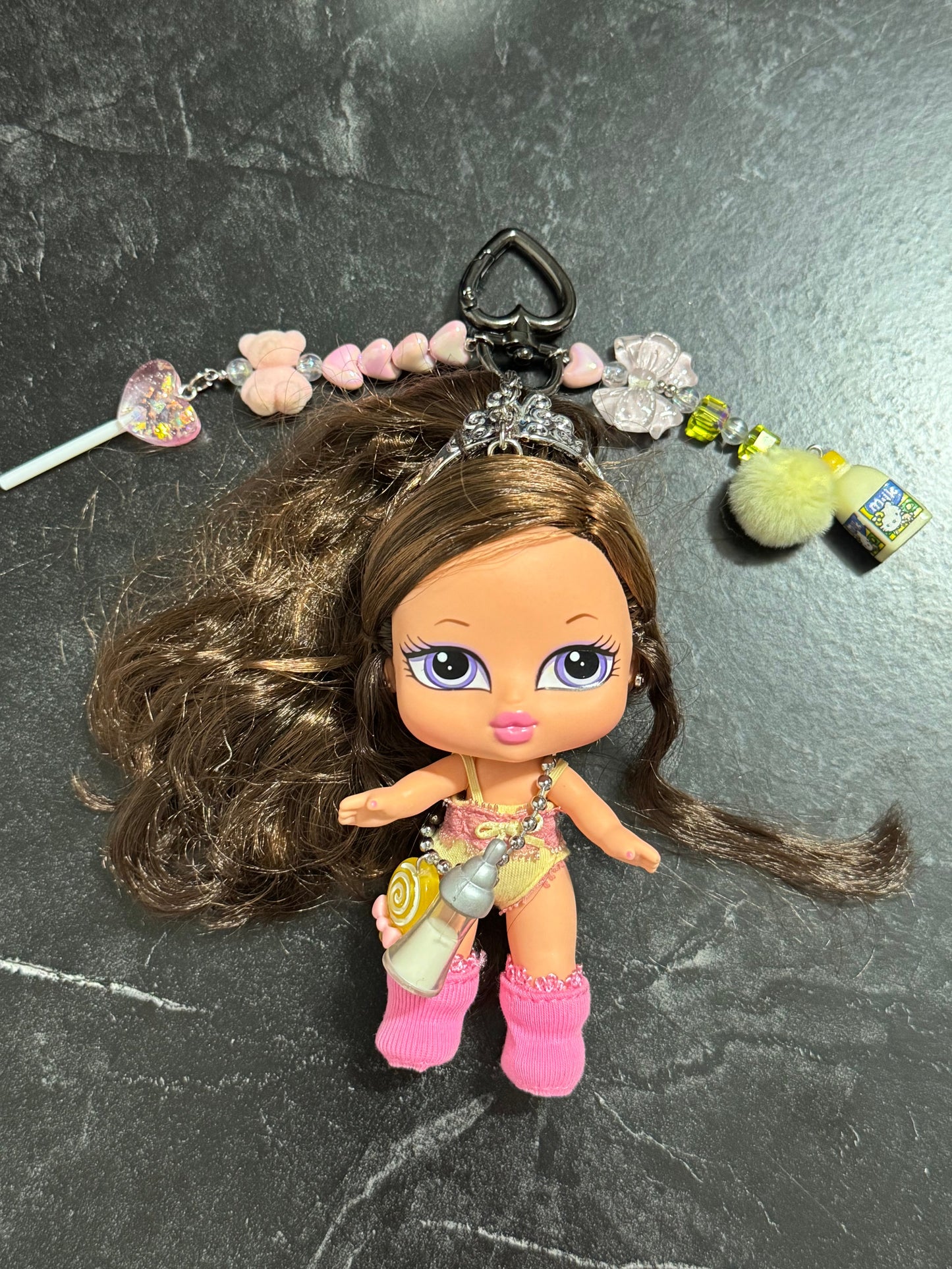 Bratz Bambola Portachiavi dai capelli lunghi, Edizione rara