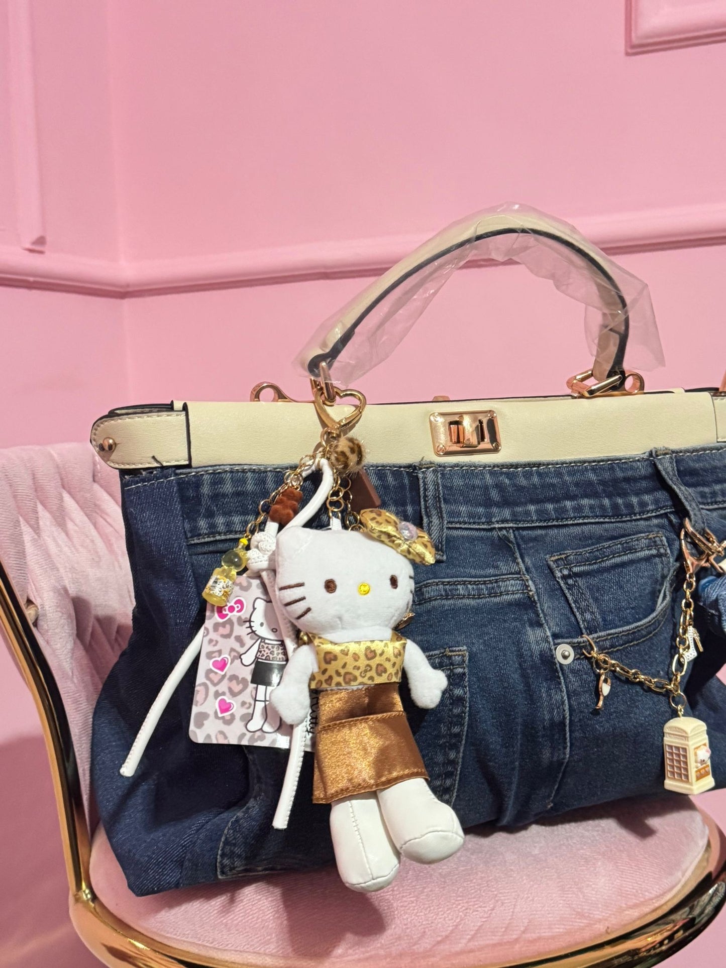 Maxi Borsa Kitty Denim