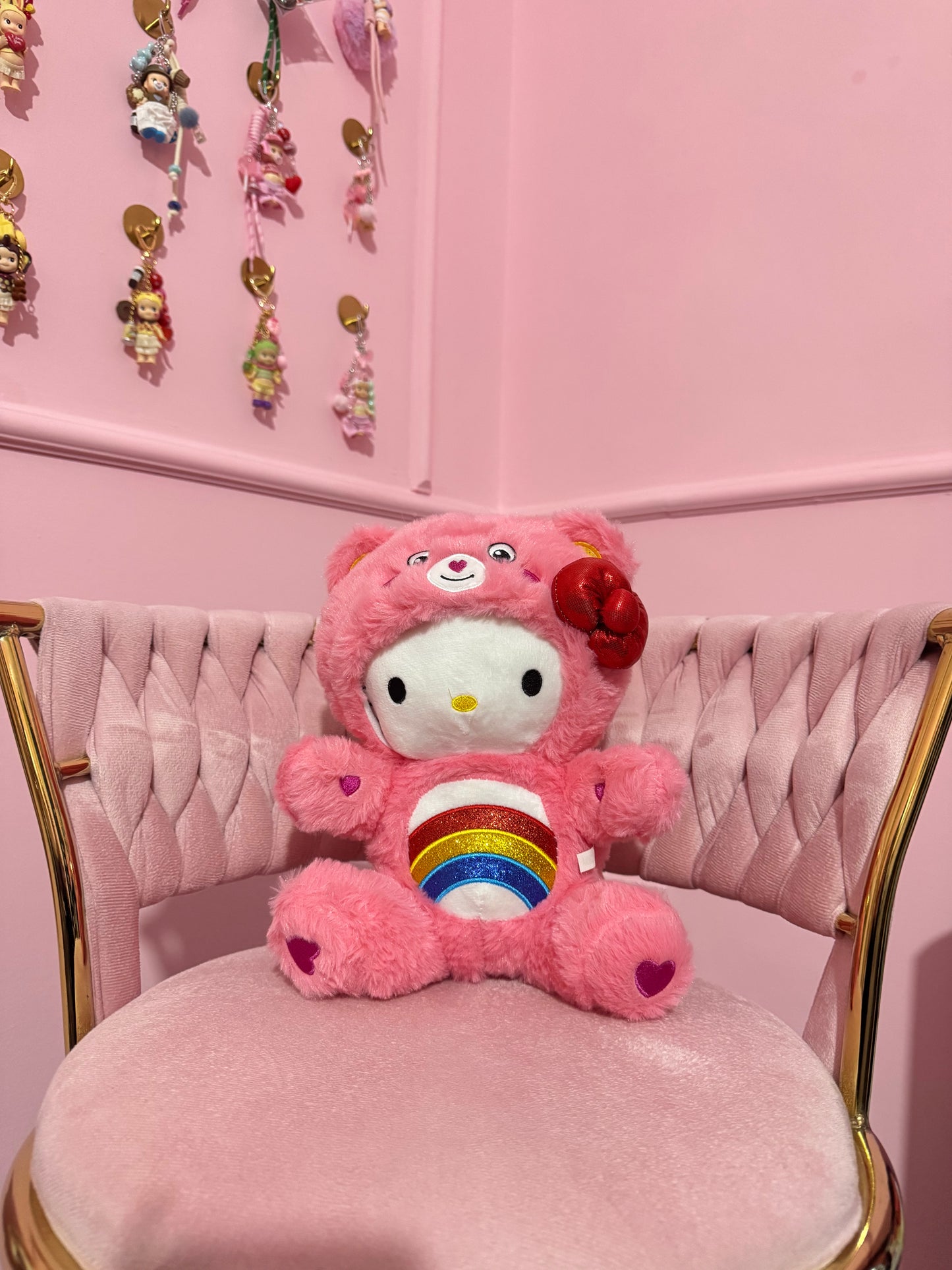 Peluche Carebears x hello kitty 30cm