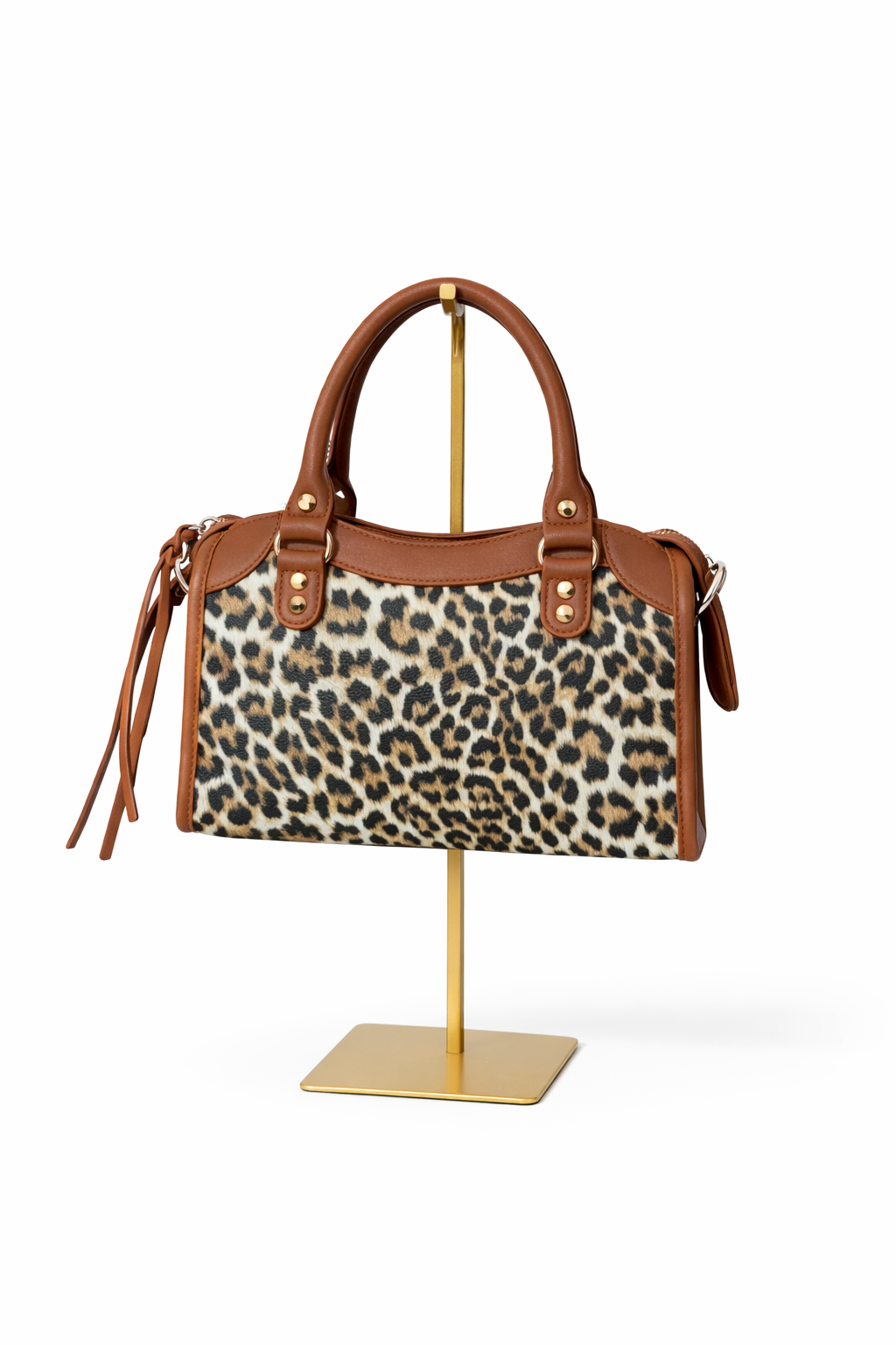 Borsa Animalier stile y2k,  con Dettagli in Similpelle Cuoio e Tracolla – Elegante e Capiente