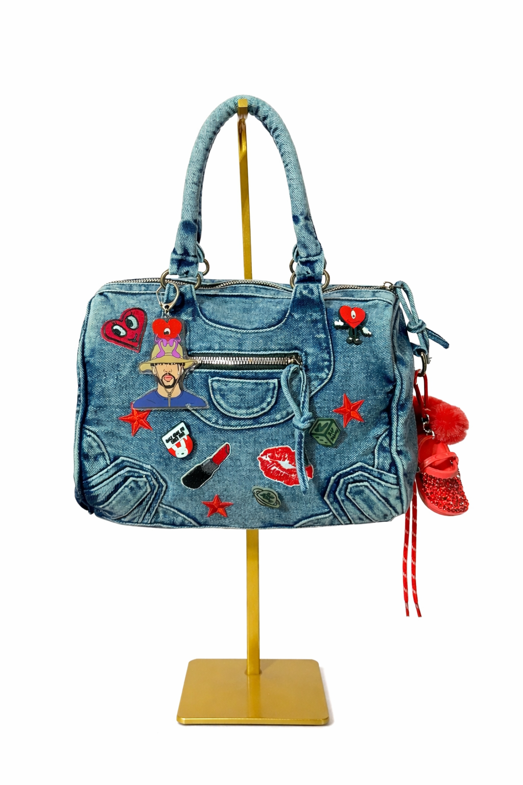 Borsa Denim - stile Y2k 28x20x14