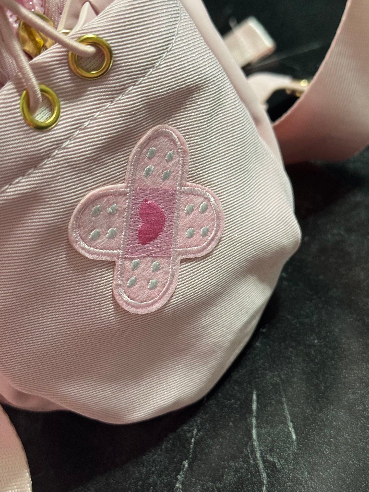Baby Pink Mini Gym Bag