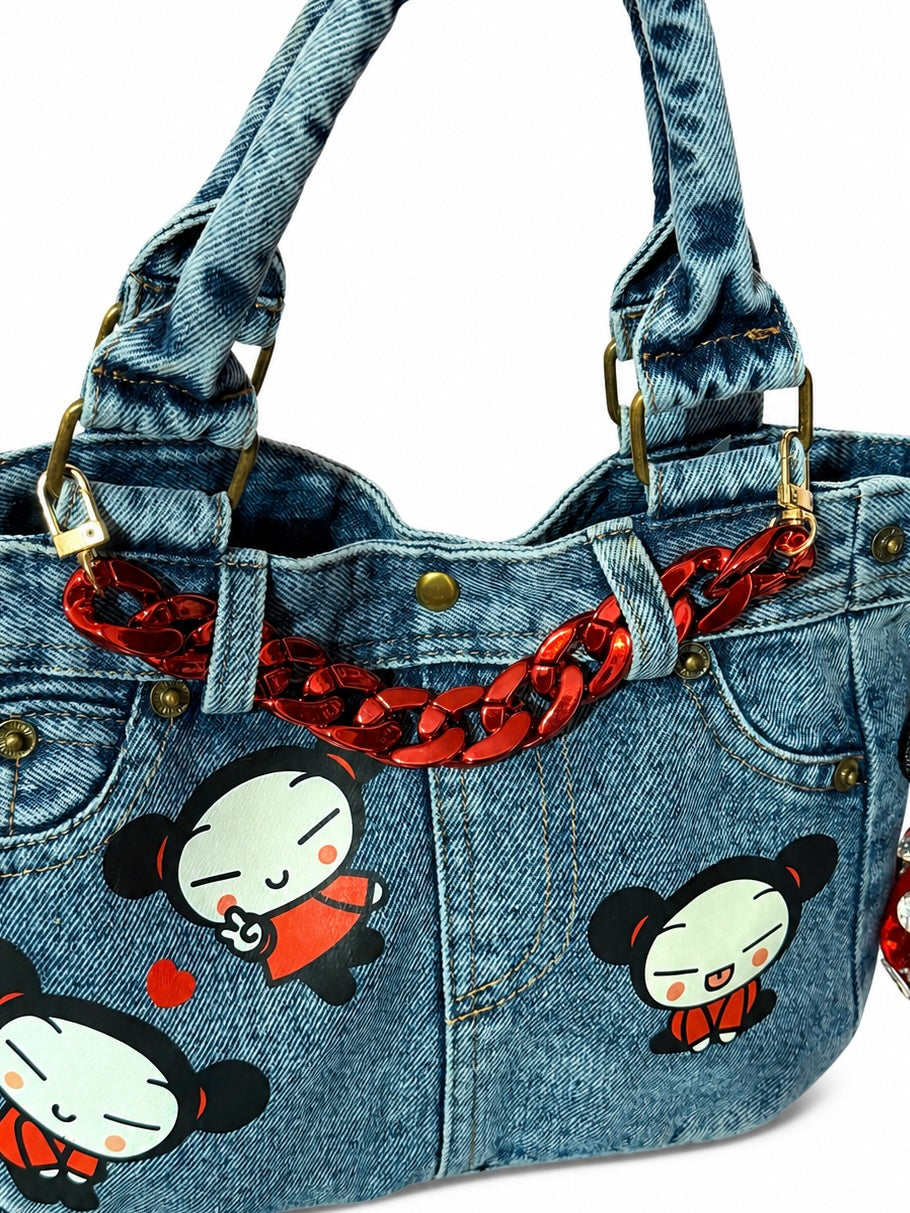 Borsa Y2K Mini Tote - Pucca Cherry