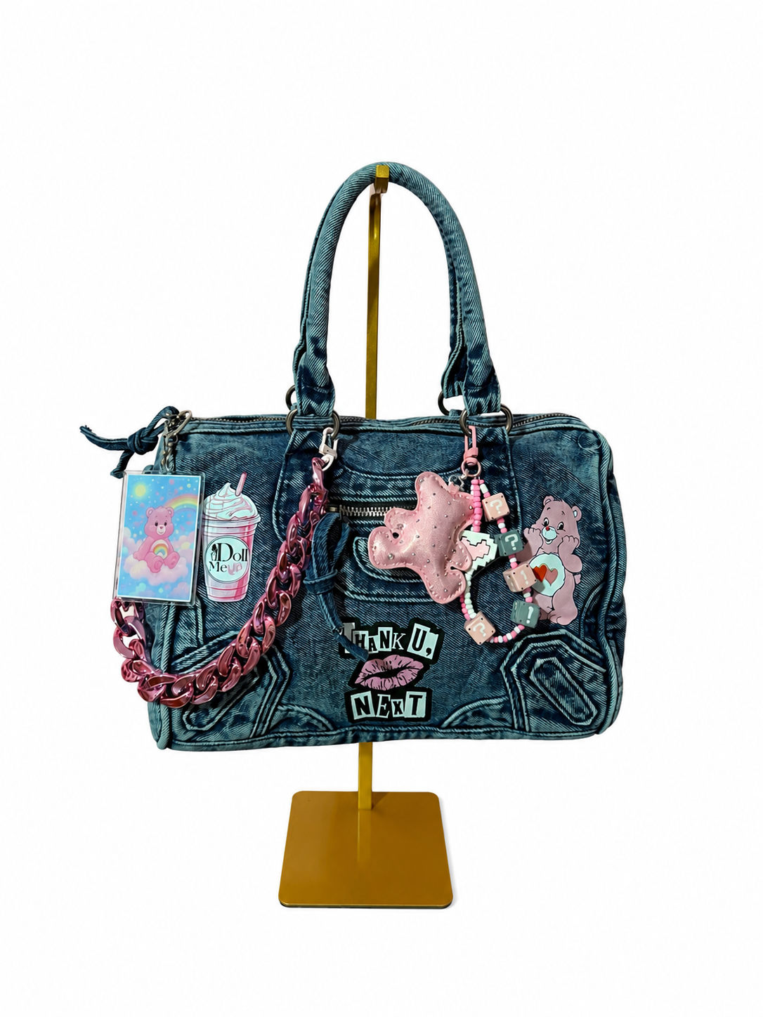 Borsa Denim - stile Y2k 28x20x14