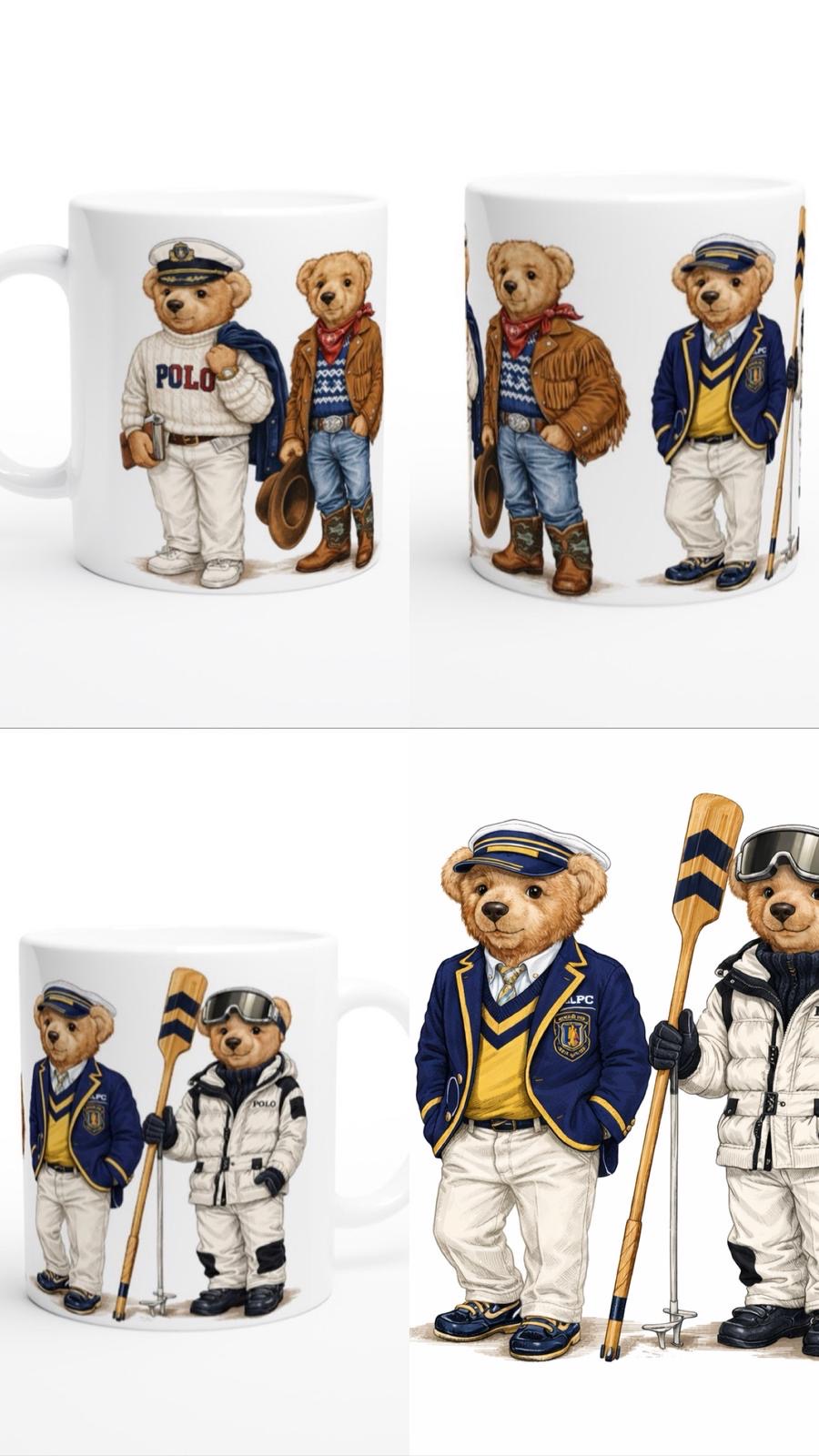 Tazza in ceramica Gentleman Bears 350ml