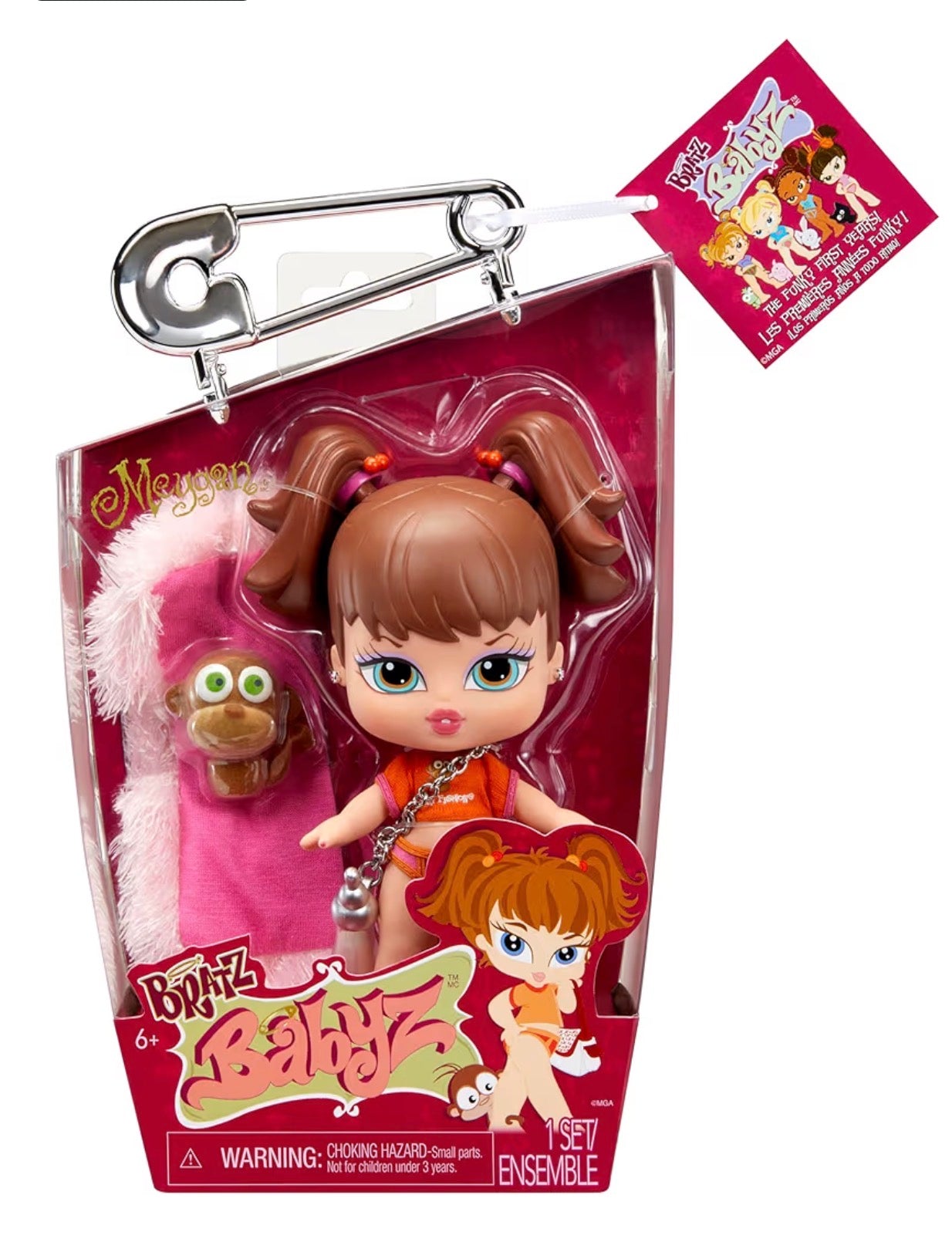 Bratz Babyz Bambola Fashion da Collezione - con Abiti Veri e Animale Domestico - Età 6+