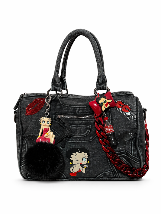 Borsa Denim - Betty Bombshell 28x20x14 cm