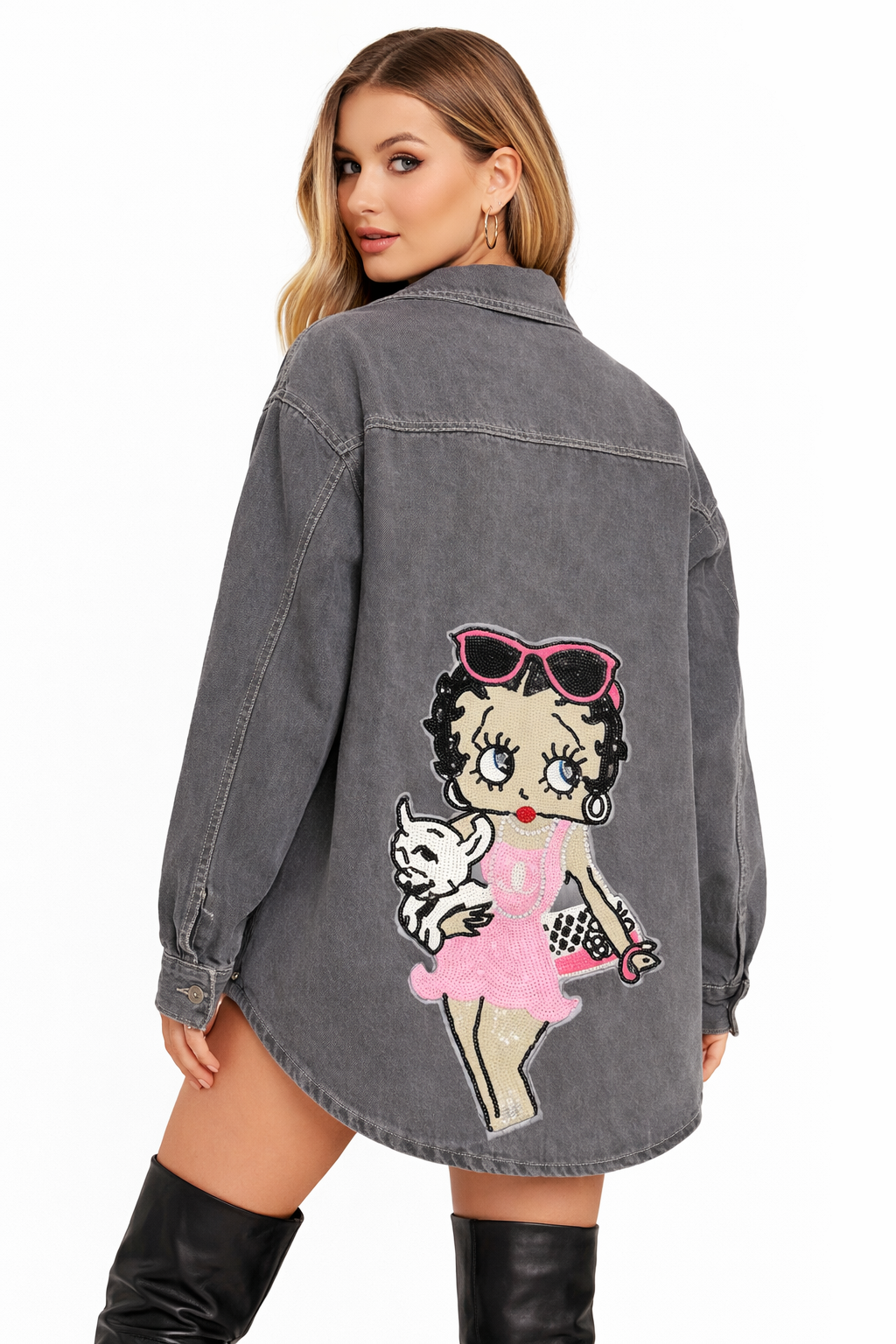 Camicia Denim Oversize Betty Attitude