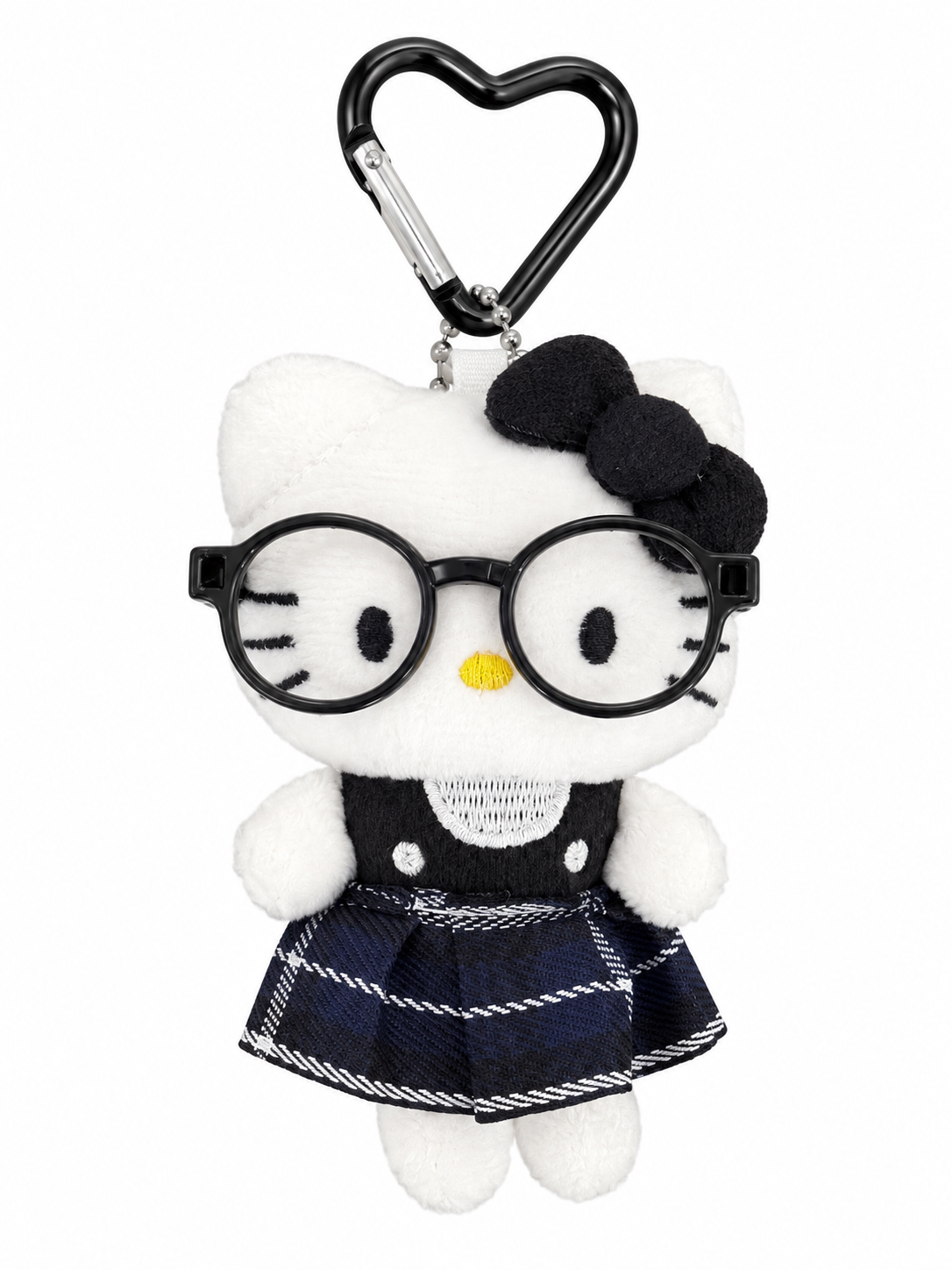 Portachiavi Peluche Kitty Nerd