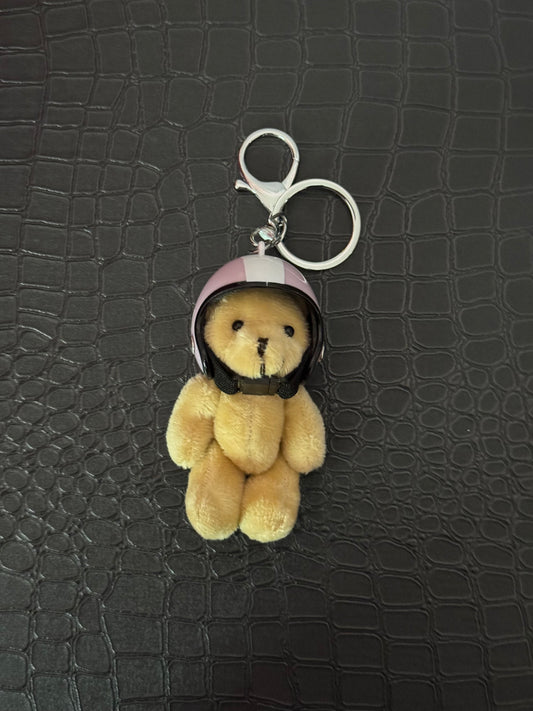 Pink Helmet Bear