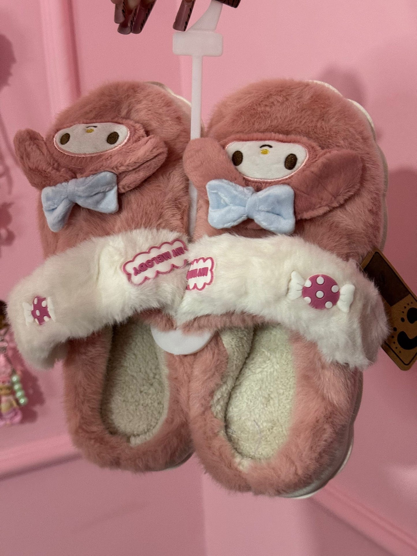 Pantofole in cotone peluche Hello Kitty