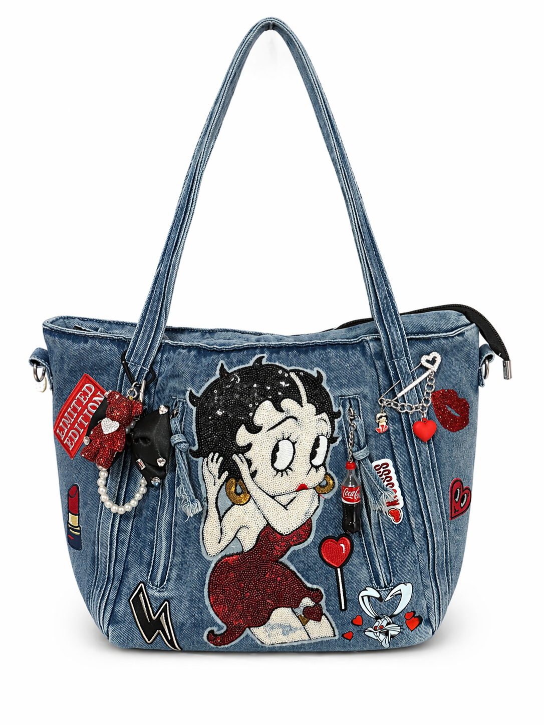 Denim Tote Bag 29x33 cm