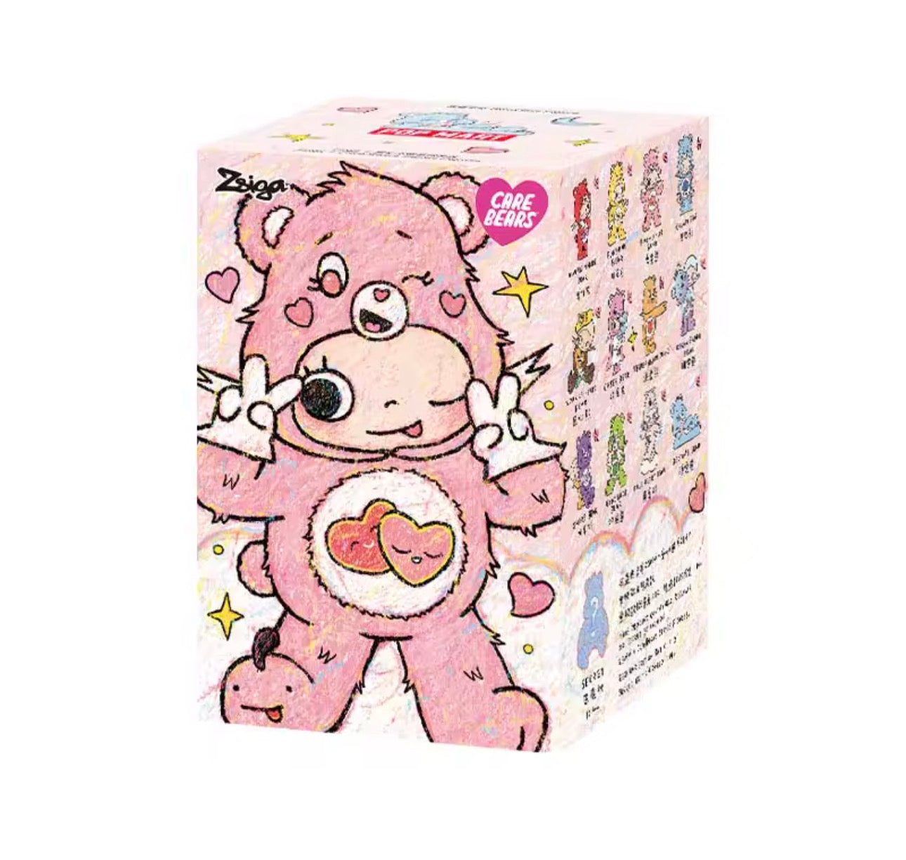 POPMART CareBears × Zsiga Series. Blind Box Toys Mystery
Box.