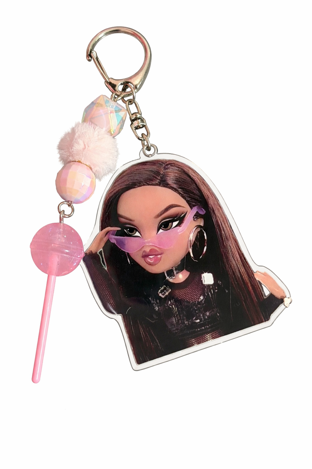 Charm Portachiavi Doll - Accessori alla moda per decorazione di borse e chiavi di auto