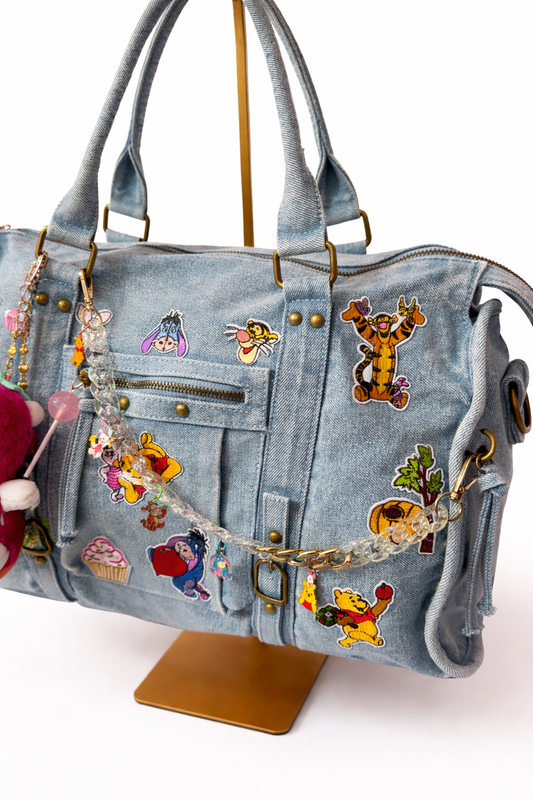 Borsa City Denim Maxi - Pooh